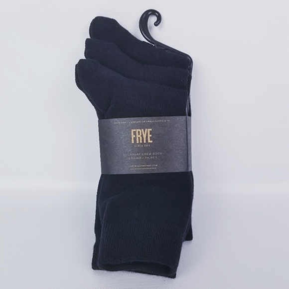 Frye 3 Pack Every Day Crew Socks Durable - Picture 2 of 5